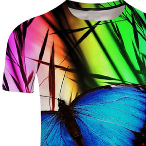 Dtg kỹ thuật số in người đàn ông thời trang dạo phố tùy chỉnh đồ họa T-shirt với unisex biểu đồ kích thước - Product Image 3