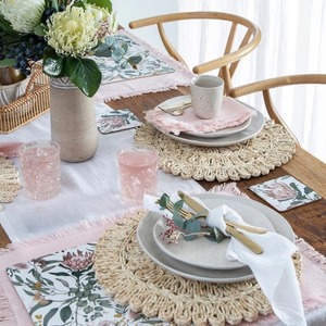 Vintage Product Seagrass Boho Wicker Table Decor <b>Placemat</b> <b>Set</b> of 2 Table Mats by Supplier Vietnam - Product Image 4