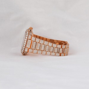 ÚLTIMA marca Real Moissanite reloj VVS1 D COLOR para lujo Hip Hop hombres Relojes Joyería fiesta desgaste de proveedor indio - Product Image 2