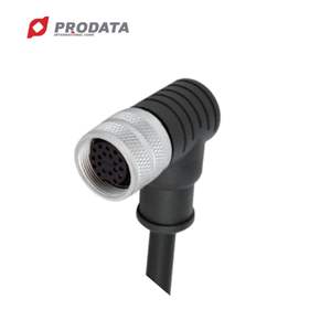 IP67 A/B Código 12 14 16 19 Pin Cable hembra M16 para automóvil Material de aislamiento de PVC de ángulo recto - Product Image 1