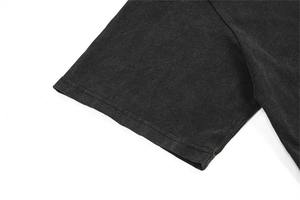 Meilleure qualité Pakistan fabricant t-shirt Oem Service acide lavé t-shirt O cou à manches courtes hommes chemises - Product Image 5