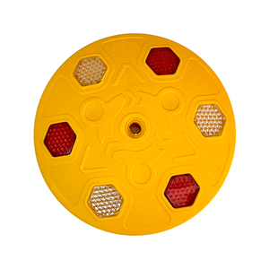 Ensemble de 50 clous de signalisation routière ronds Messi, produits de sécurité réfléchissants à haute visibilité pour les routes - Product Image 4