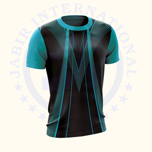 เสื้อยืดผู้ชายทรงหลวมใส่สบายตามสั่งผ้าฝ้ายถัก100% คอลูกเรือพิมพ์ซับลิเมชันไหล่ตกแบบพิมพ์แนวสตรีท - Product Image 4