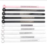 Ceinture de mesure professionnelle pour bagues, réglable, compatible US UK EU, outil de mesure de taille de doigt pour la fabrication de bijoux, logo personnalisé, DIY