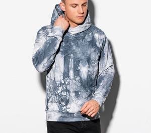 Sweat à capuche surdimensionné personnalisé de haute qualité, sweat à capuche uni vierge personnalisé pour hommes unisexe à épaules tombantes - Product Image 3