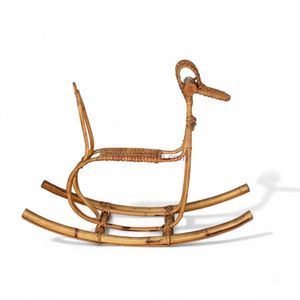 Jouet à bascule pour bébé en rotin tissé à la main en gros pour le jeu et la décoration en intérieur en provenance du Vietnam - Product Image 4