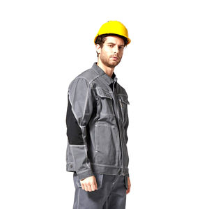Veste de sécurité haute visibilité imperméable à manches longues pour hommes, vêtements de travail réfléchissants avec logo personnalisable en polyester - Product Image 5