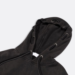 OEM/ODM logotipo personalizado 450GSM Sudadera con capucha térmica para hombres lavado ácido desgastado chaqueta de invierno con patrón 3D - Product Image 3