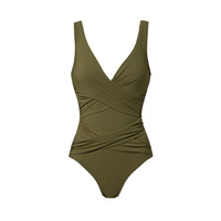 JSN 2026 Nouveau Maillot de Bain Une Pièce Personnalisé pour Femme, Col en V Sexy, Dos Nu, Design Tendance, Tenue de Plage