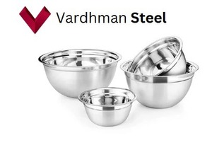 Venta al por mayor Cuenco alemán Acero inoxidable 202 Cuenco grande para mezclar cocina Accesorios Lavabo Frutero-16 cm a 32 cm - Product Image 5