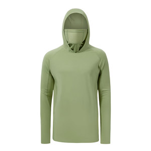 เสื้อฮู้ดสำหรับผู้ชายแห้งเร็วระบายอากาศได้ดีเสื้อตกปลาสำหรับผู้ชาย - Product Image 5