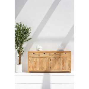 Ketsiya Mango Wood <b>Sideboard</b> Versatile Home Furniture for Living Room Kitchen Bathroom - Product Image 1