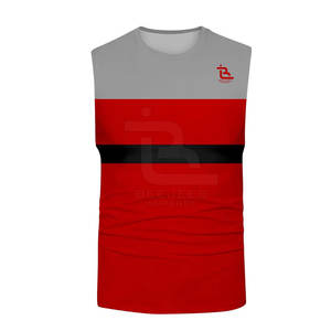 Diseño de alta calidad Precio al por mayor Camiseta para hombre Camiseta corta sin mangas Cuello redondo Camiseta para hombre a la venta - Product Image 3