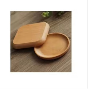 Assiette carrée en bois pour décoration de table dernière utilisation à la main Nettoyage facile Assiette en bois d'acacia au meilleur prix plaquée micro-ondable - Product Image 4