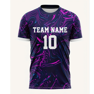 Maillot de football avec effet rafraîchissant, maillot de football pour homme, confortable, respirant, graphisme vibrant, ajustement confortable, équipement de football - Product Image 4