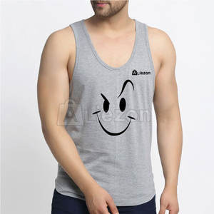 Etiqueta privada transpirable hombres adultos camiseta sin mangas en venta al por mayor mejor venta gimnasio desgaste hombres camiseta sin mangas - Product Image 1
