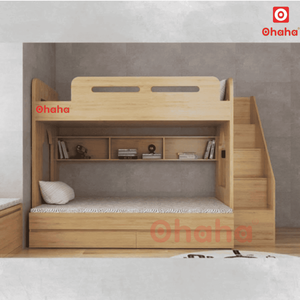 Ohaha Modern Smart <b>Bunk</b> <b>Bed</b> with Drawer <b>Staircase</b> - GTHD008 - Product Image 1