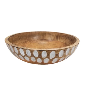 Nouvelle tendance incrustation de couleur personnalisée en bois de haute qualité servant de la vaisselle bol rond ou bol à salade Alibaba produits les plus vendus - Product Image 2