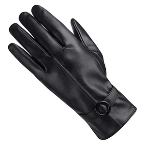 Guantes de Seguridad para Hombre Hechos a Medida OEM, de Cuero Genuino, Ecológicos y Transpirables para Invierno, Fiestas Casuales - Venta al Por Mayor - Product Image 4