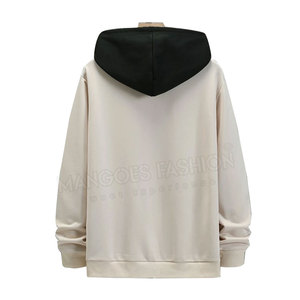 Sweats à capuche pour hommes de haute qualité, confortables, en coton et polyester mélangés, unis, personnalisables avec logo, teinture unie, écologiques - Product Image 5