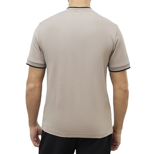 Ropa Casual Vintage, Camiseta de Algodón 100% Jersey de Alta Calidad, Cuello Redondo, Mangas y Cuello con Ribetes, Secado Rápido, Ropa para Hombre en Oferta - Product Image 6