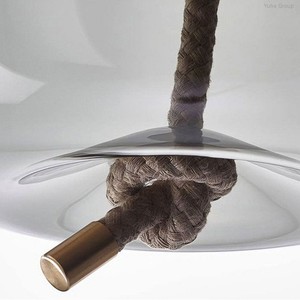 Lustre ovale en verre nordique, luminaires LED à intensité variable pour utilisation dans les restaurants - Product Image 5