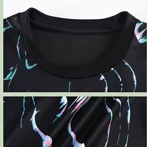 Conjunto de Camiseta y Pantalones Cortos de Fútbol Unisex para Adultos, Secado Rápido, Transpirable, Ligero, Antibacteriano, Uniforme de Entrenamiento Personalizable para Equipos - Product Image 3