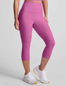 Mallas Capri de cintura alta para mujer, pantalones de Yoga suaves y mantecosos con cintura esculpida, ideal para gimnasio, correr, Fitness - Product Image 2