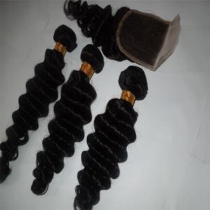 Cheveux humains indiens raides à un donneur de la plus haute qualité des vendeurs de cheveux bruts, paquets d'extension de cheveux, perruques de cheveux humains - Product Image 1