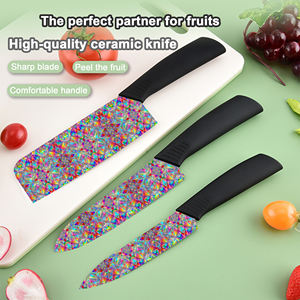 Cuchillo de Chef con Hoja de Cerámica Pequeña y Mango de Plástico, Personalizado para Uso Doméstico, Venta Directa de Fábrica, Artesanía de Alta Calidad - Product Image 5