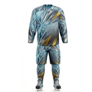 Uniforme de Hockey sobre Hielo para Adultos, Cómodo, con Estampado Digital, de Secado Rápido y Antibacteriano, Venta al Por Mayor - Product Image 1