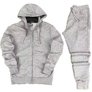 Ensemble de survêtements de jogging à manches longues décontracté et écologique pour hommes Vestes et pantalons de survêtement Ensemble 2 pièces - Product Image 5