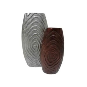 best quality Aluminum Flower <b>Vase</b> With Hammered Finishing Handmade Flower <b>Vase</b> Indian Manufacturer and exporter - Product Image 1