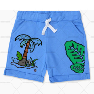 Shorts de jogging pour homme de marque, de haute qualité, 100% coton, motif uni, avec cordon de serrage à la taille |   Logo et couleurs personnalisés - Product Image 1