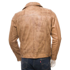 Chaqueta de Cuero de Alta Calidad para Hombre, Interior Suave y Cómodo, Diseño Elegante, Impermeable, Resistente al Viento, Transpirable, Ecológica, para Invierno - Product Image 2
