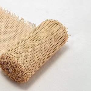 Hexagon open weaving <b>rattan</b> <b>roll</b> natural rotan cane mesh <b>rolls</b> best price handmade webbing sheets - Product Image 5