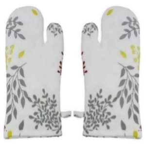 Eco-Friendly Reusable Multi-Purpose Classic Style Cotton <b>Oven</b> Mitts Dishwasher Safe <b>Oven</b> Safe Custom Printed Logo Made Labels - Product Image 2