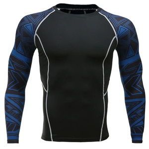 Camisetas de Compresión Deportivas Personalizadas para Hombre, Camiseta Deportiva de Manga Larga con Sublimación - Product Image 3