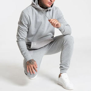 Conjuntos Deportivos Unisex Personalizados con Estampado Puff, Transpirables, Ecológicos, Tallas Grandes, 100% Algodón, Conjuntos de Color, Ropa Urbana de Invierno - Product Image 4