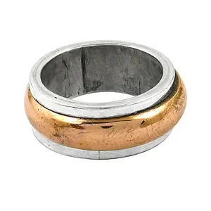 Minimalist Silver Plated 925 Silver <b>Plain</b> Band <b>Ring</b> Women's Wedding Anniversary Jewelry Trendy Precious Metal Alloy - Product Image 2