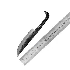 Cuchillo vikingo de acero de alto carbono forjado a mano Juego de cubiertos forjados a mano Cubiertos vikingos Cuchillo Cuchara y tenedor - Product Image 2