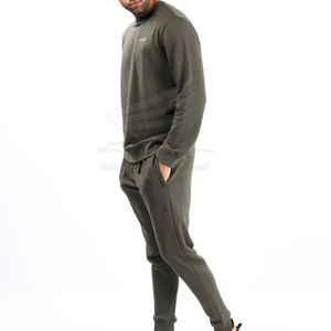 Survêtement pour homme en coton 100% de haute qualité, couleur personnalisée, avec cordon de serrage, poches latérales - Vêtement décontracté respirant pour l'hiver - Product Image 2