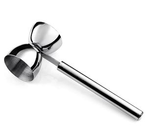 Stainless Steel Double Sided <b>Measure</b> Fancy Mirror Polish Hot Sell Simple Bar Jigger Silver Designer Hot Selling Premium Jigger - Product Image 3