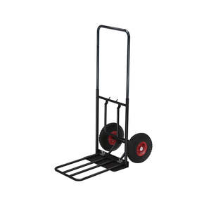 Two-Wheeled Black Km102pf-s Luggage <b>Trolley</b> <b>Foldable</b> Feature for Convenient Shopping Use - Product Image 1