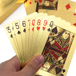 Cartes à jouer élégantes personnalisées en or de luxe avec boîte de qualité supérieure Conceptions personnalisées de qualité supérieure pour cadeaux et objets de collection - Product Image 6