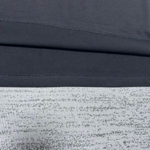 Camisetas informales de algodón 100% para hombre, camisetas transpirables negras de manga corta de gran tamaño, serigrafía personalizada - Product Image 4