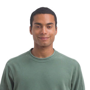 2025 nuevo OEM cuello redondo pulóver sudadera alta calidad 100% algodón polar bordado Logo hombres patrón sólido invierno Essentials - Product Image 5