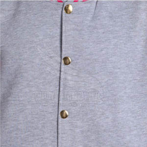 Chaqueta con letras de lona de algodón 100% de alta calidad para hombre con diseño único y cuello alto para invierno High Street Style - Product Image 5