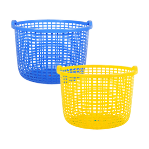 Panier à mailles en plastique polyvalent avec poignées confortables Design léger 3494 LARGE ROUND JUMBO BASKET Vietnam - Product Image 1