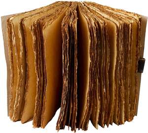 Leather Journal Handmade Celtic Green Man Design Notebook Sketchbook with Wood Free Vintage Deckle Paper - Product Image 4